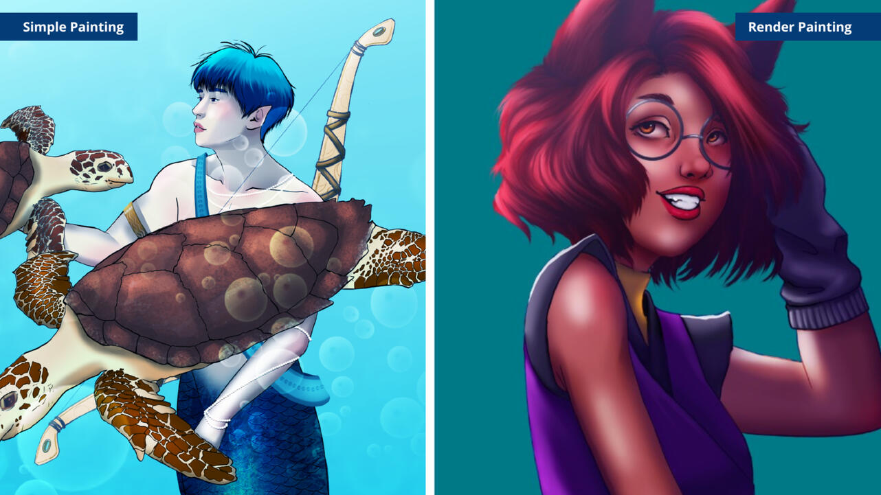 Painting differences Painting differences